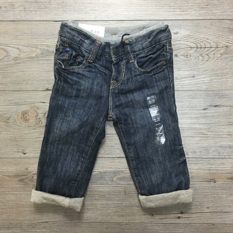 Gap Lined Jeans, Blue, Size: 6/12m