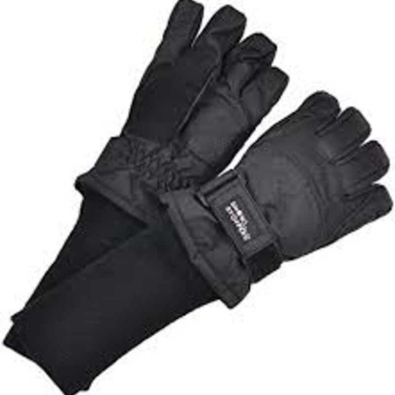 Snowstoppers Nylon Glove, Black, Size: Age 3-5
100% Waterproof
40 Grams Thinsulate
Great for Skiing, Snowboarding, Sledding & Playing in the Snow!
