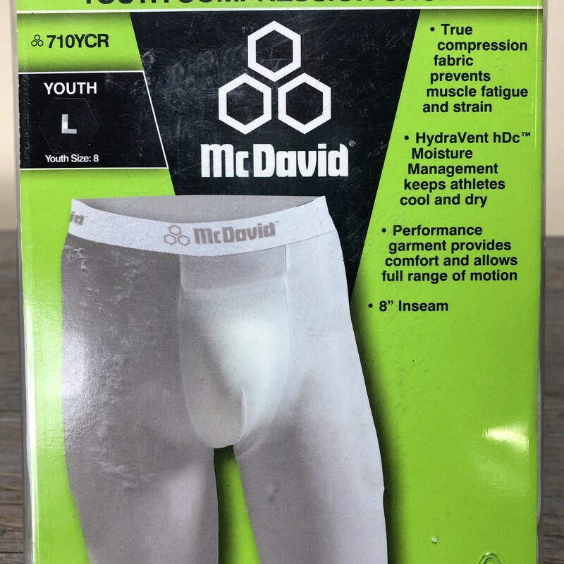 McDavid Youth Compression Shorts,
White,
Size: 8Years
NEW