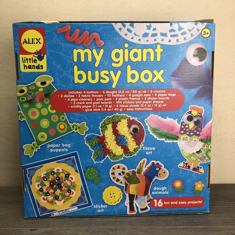 My Giant Busy Box/alex, Multi, Size: New