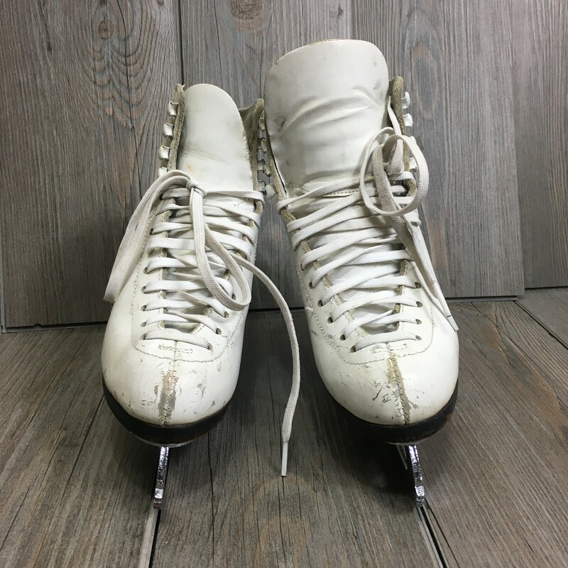 Figure Skates Jackson, White, Size: 2
