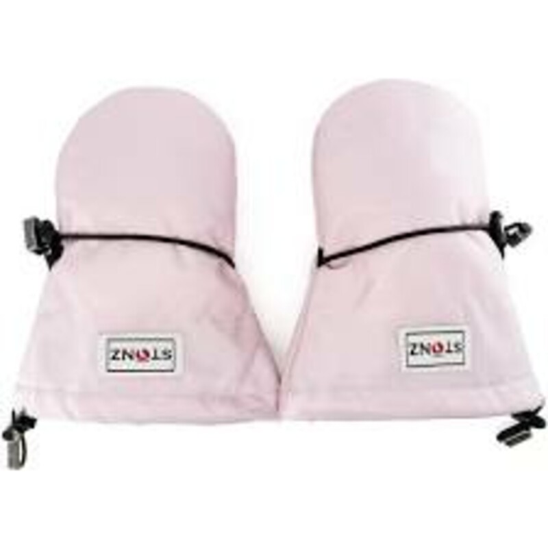 Stonz Infant Mitt, Haze Pink, Size: 12-24 M
NEW!
100% Waterproof
Fleece Insulated- Warmest on the Market
Mittz Stay On!  With Adjustable Toggles