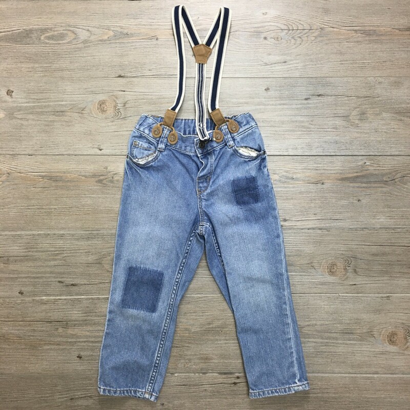 H&M Jeans, Blue, Size: 18-24M