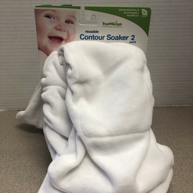 Contour Soaker Bumkins, White, Size: Infant
New!