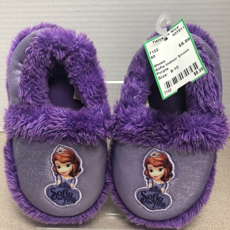 Sofia Indoor Shoes, Purple, Size: 9-10