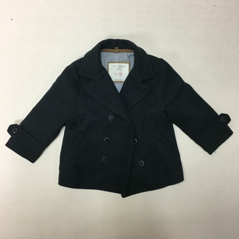 Zara Fall Jacket, Black, Size: 12-18M
