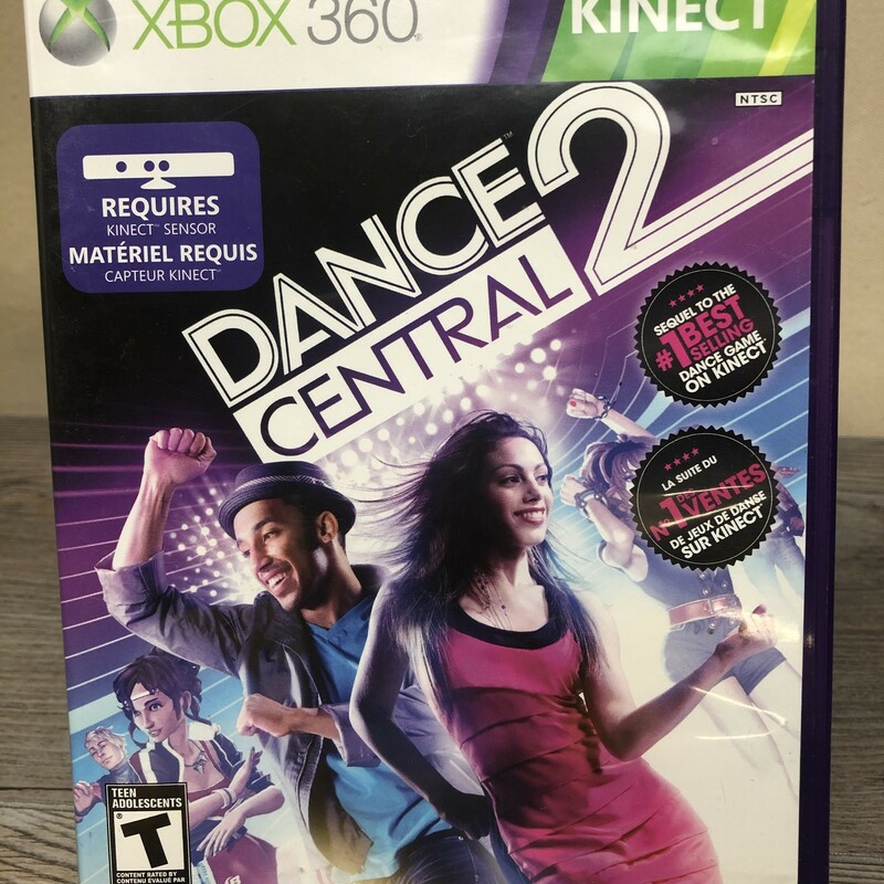 Dance Central 2 Xbox 360, None, Size: USED