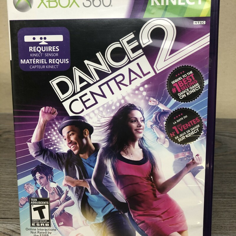 Dance Central 2 Xbox 360, None, Size: USED
