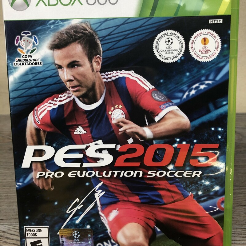 PES 2015  Soccer Xbox 360, None, Size: USED