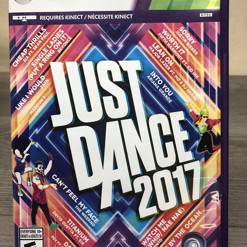Just Dance 2017 Xbox 360, None, Size: USED