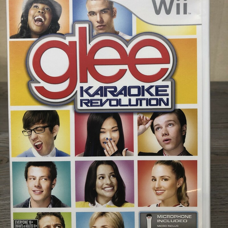 Glee Karaoke Rev. WII, None, Size: USED
