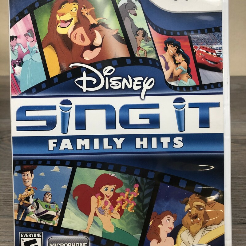 Disney Sing It Family Hit, WII, Size: USED