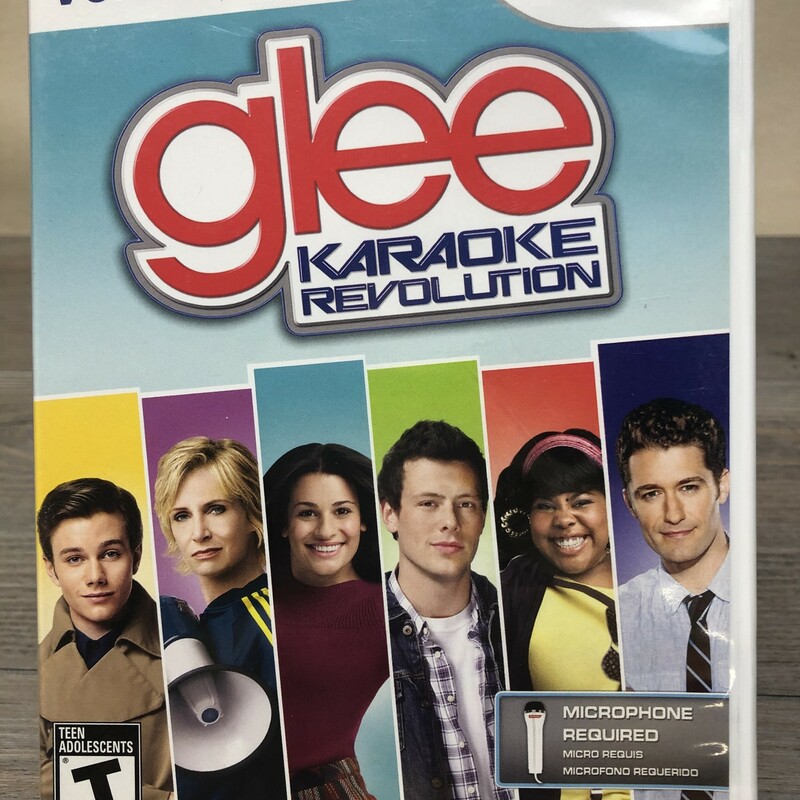 Glee Karaoke Rev WII, VOL 2, Size: USED