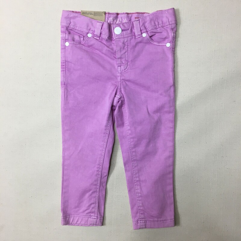 Nevada Skinny Jeans, Pink, Size: 2Y