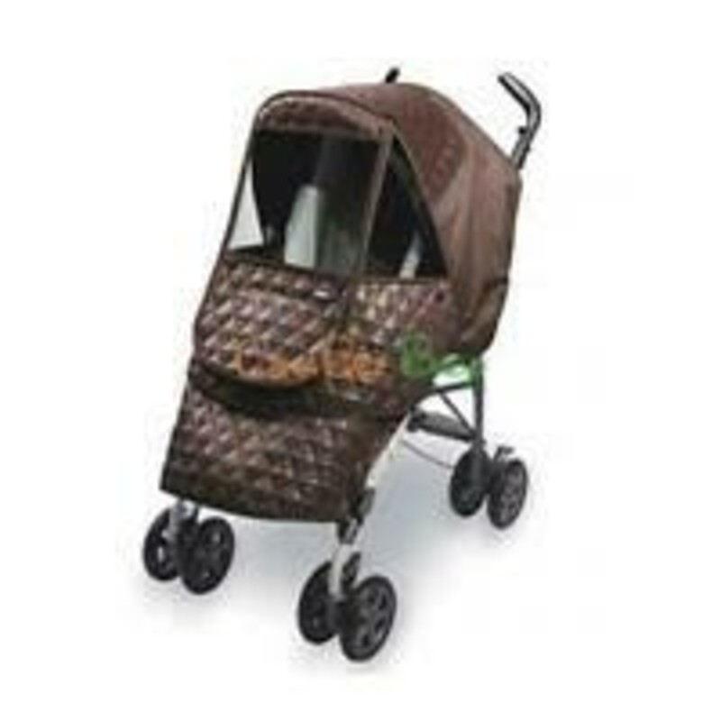 Manito Castle Alpha, Chocolate
NEW ! For Strollers with 3/4 Wheels
Large UV protective windows on three sides
Large easy in-and-out entry
Detachable foot wrapper for easy cleaning
Top quality laser quilted material - Excellence in thermal insulation

Attention : Please call the store to confirm with Cover is Right for you!
Stroller is NOT included! and This item can NOT be used for stroller without a basic canopy!