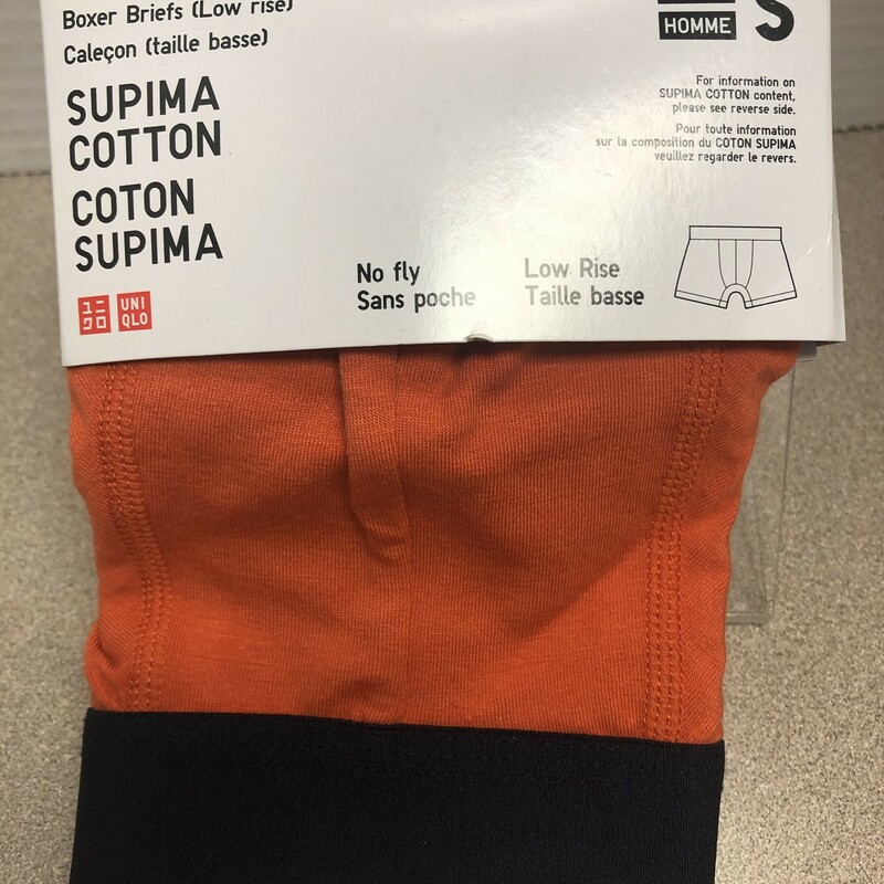 Supima Cotton Boxer Brief, Orange, Size: 14-16Y