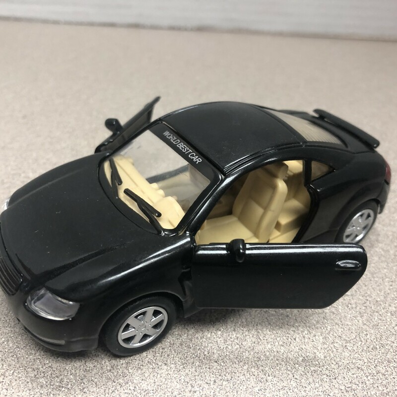 Die Cast Scale Model, Black, Size: NEW
Audi TT
Metal with Plastic Parts
Pull Back