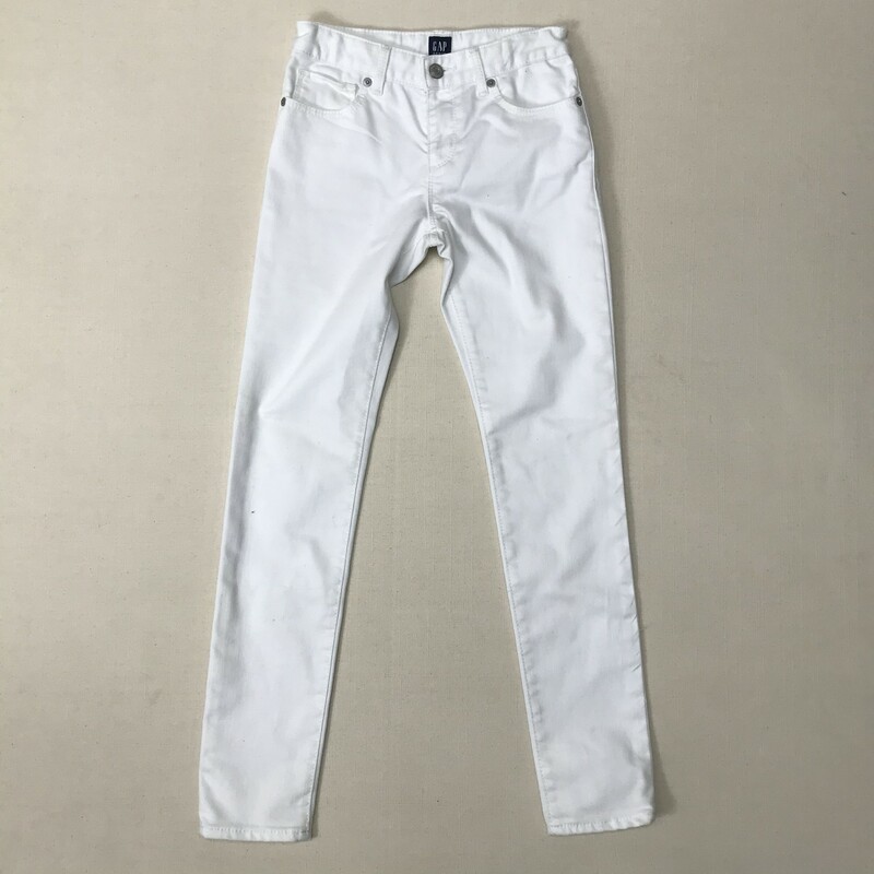 Gap Jeans, White, Size: 12Y