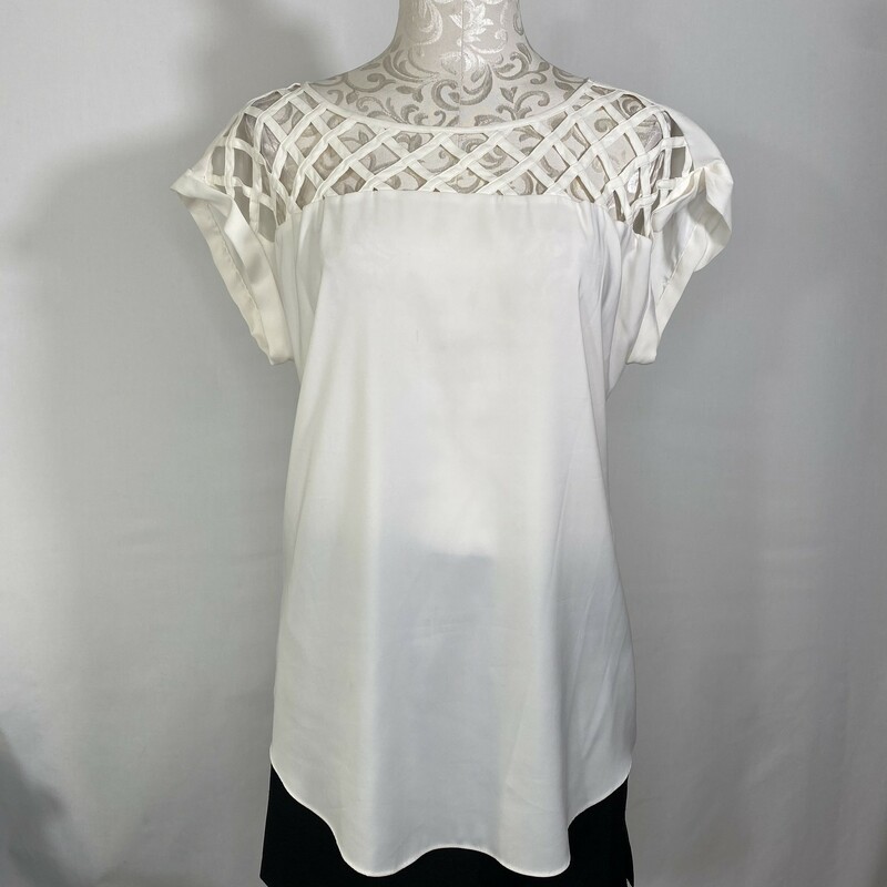 Express Short Sleeve , open lattice shoulders, pullover, Size M womens