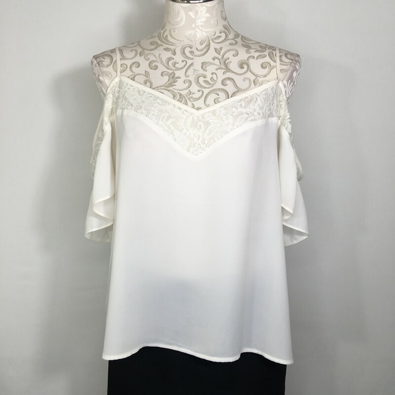 Express Off The Shoulder, White, Size: Large