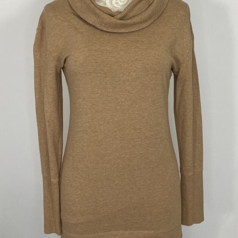 100-276 Merona, Brown, Size: XS Tan mockneck sweater