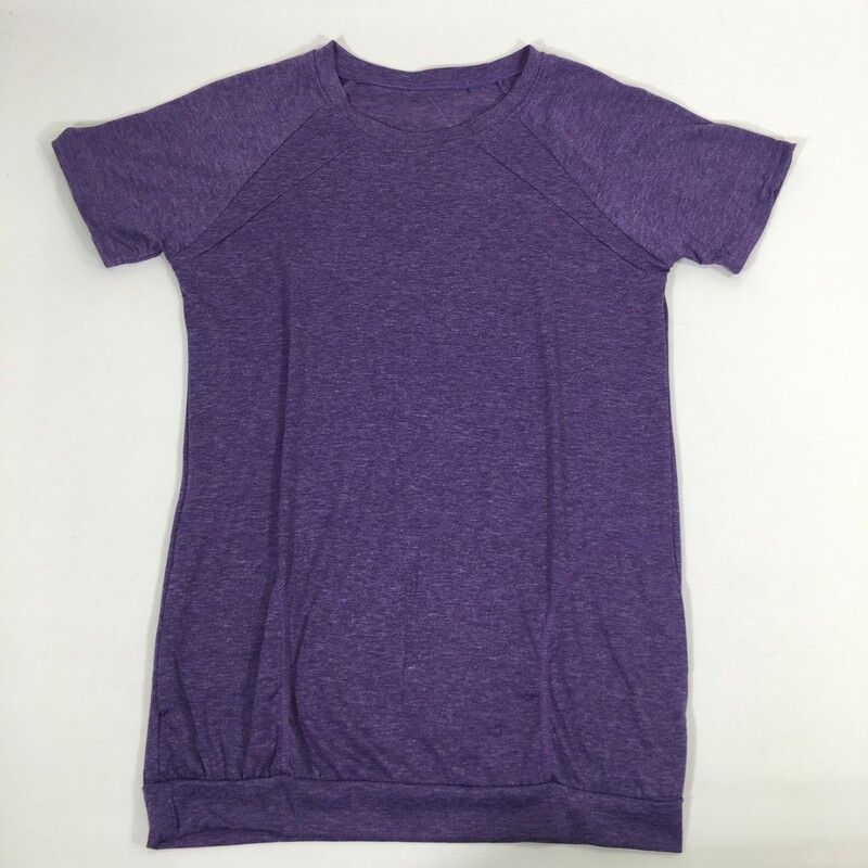 100-587 No Tags, Purple, Size: Large Purple short sleeve shirt cotton/polyesther