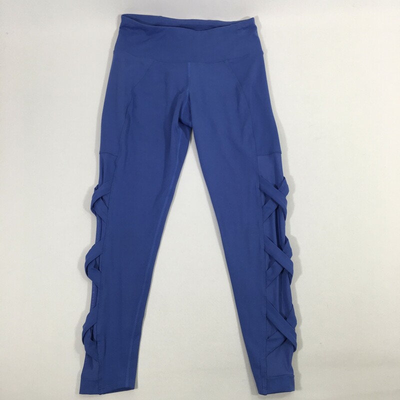 100-816 Betsey Johnson Per, Blue, Size: Small
blue leggings with mesh and ties on the side 83% polyester 17% spandex  good