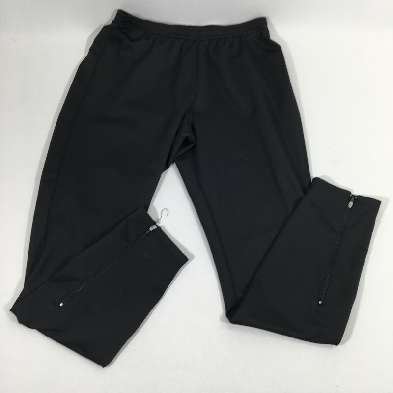 100-819 Hind, Black, Size: Small black athletic sweatpants 90% polyester 10% spandex  good