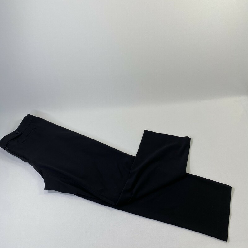 100-828 No Tag, Black, Size: 10 black work pants 63% polyester 33% rayon4% spandex  good
