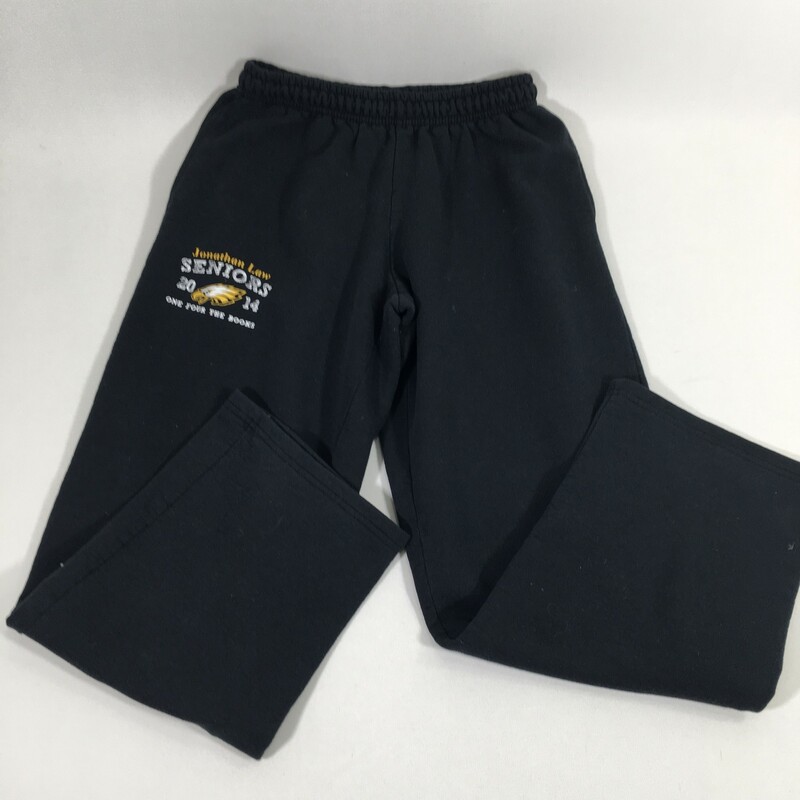 100-844 Gildan Active Wea, Black, Size: Small jonathan law seniors sweatpants 50% cotton 50% polyester  good