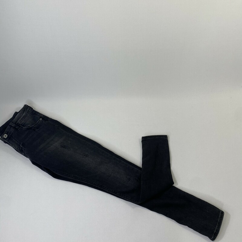 100-861 H&m, Black, Size: 29 washed out black lowrise jeggings 73% cotton 25% polyester 2% elastane  good