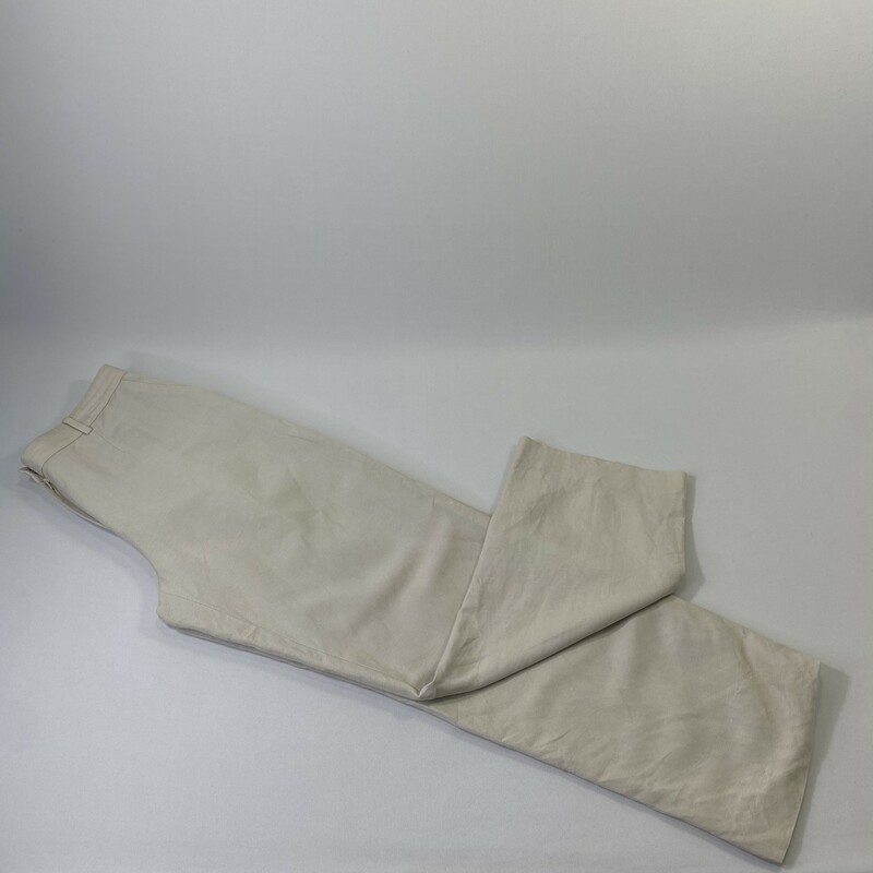 100-1088 Calvin Klein, Tan, Size: 8
beige linen pants 55% linen 45% rayon  good