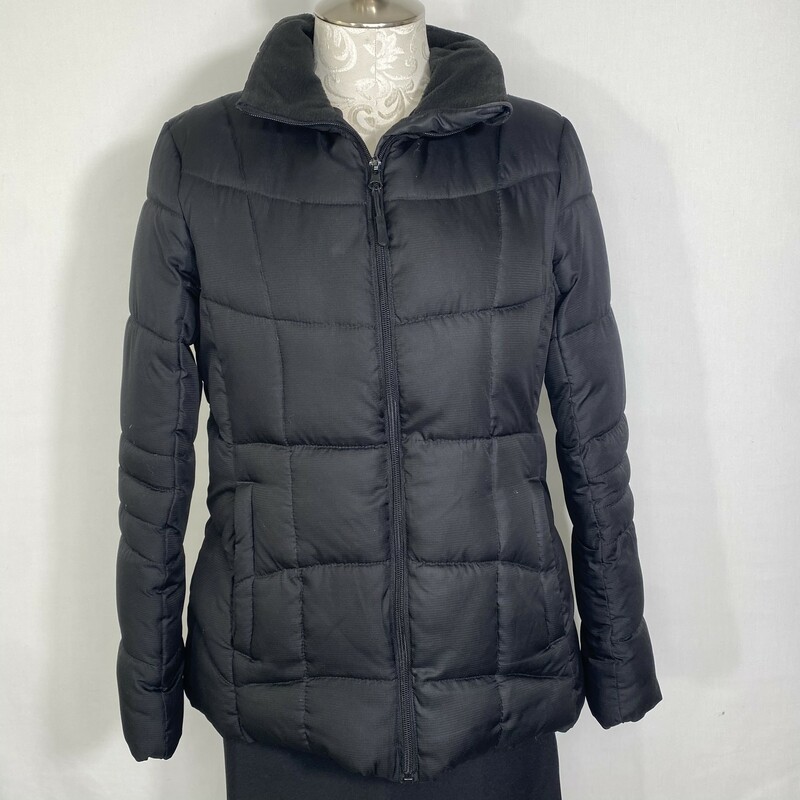 102-050 Faded Glory, Black, Size: Medium Black Winter Coat -