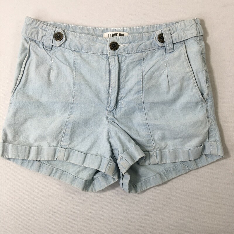 103-145 I Love H81, Blue, Size: 25 Blue Shorts (look denim) x  Okay