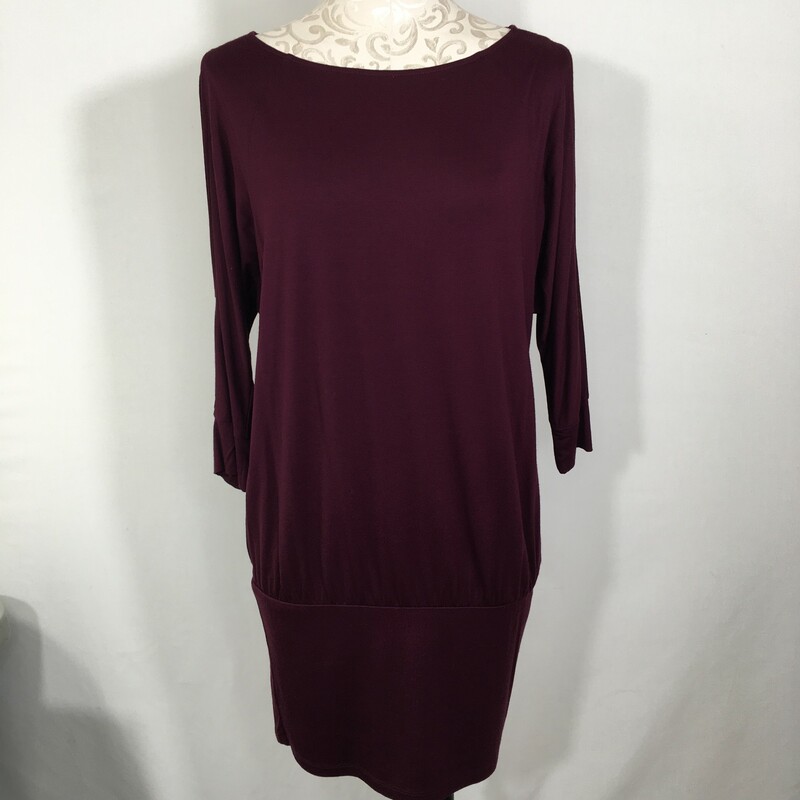 105-002 The Limited, Burgandy, Size: Small Dress 95% Rayon  5% Spandex   new with tag cold shoulder dress