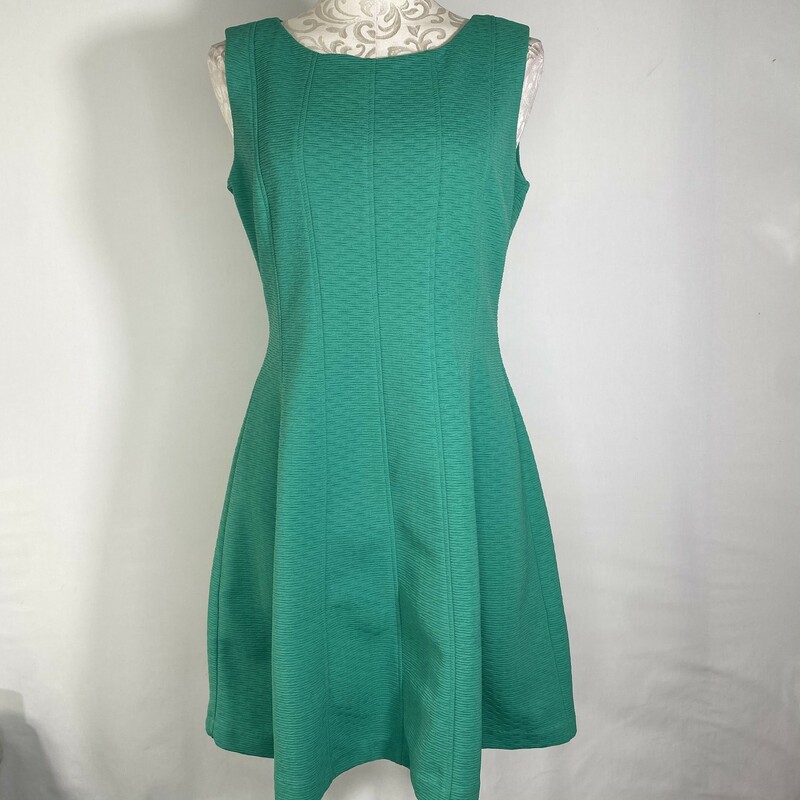 105-055 Taylor, Green, Size: 8 green textured Dress 100% Polyester