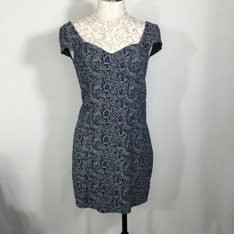 105-060 Intimately, Blue, Size: Medium Dress 97% Cotton 3% Spandex