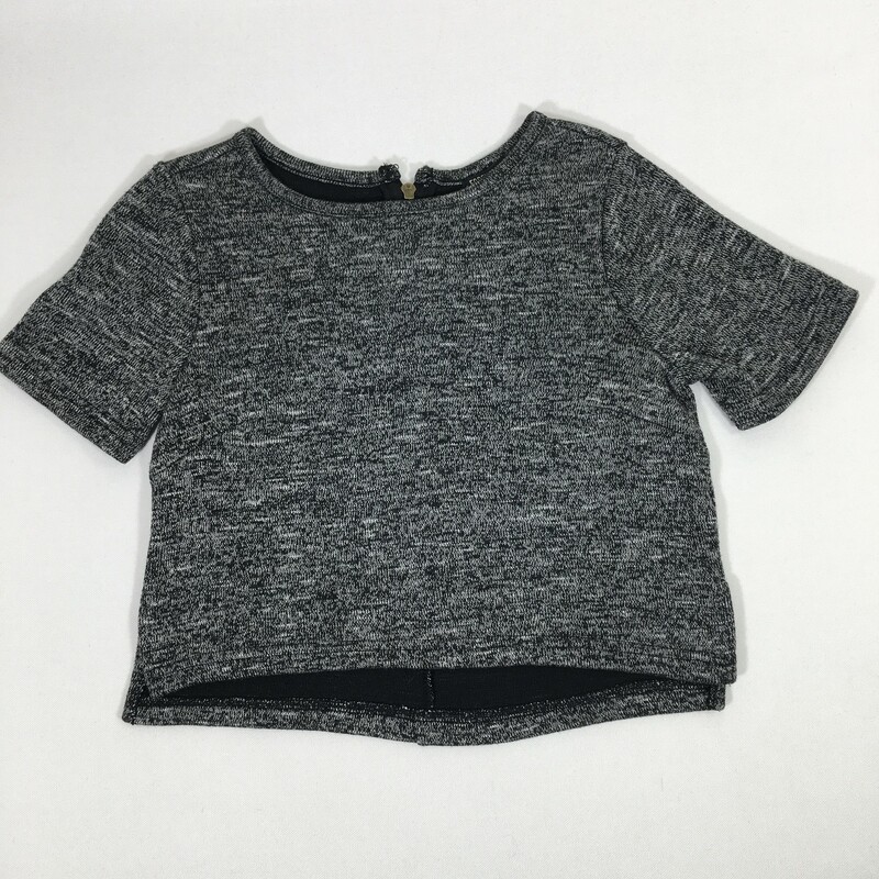105-252 Forever 21, Grey, Size: Small knit short sleeve top no tag  good
