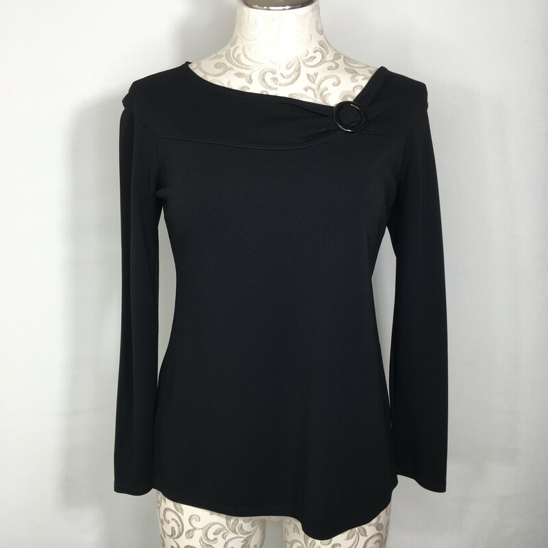 110-141 No Tag, Black, Size: Small Black long sleeve dress shirt