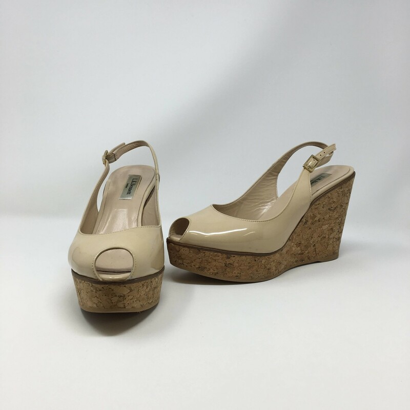 110-174 L.k.bennett, Tan, Size: X
tan high wedges with cork material n/a  good condition