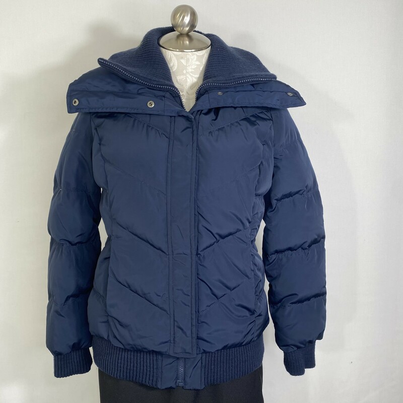 120-001 Old Navy, Blue, Size: XS down short puff jacket 100% polesther/down  x