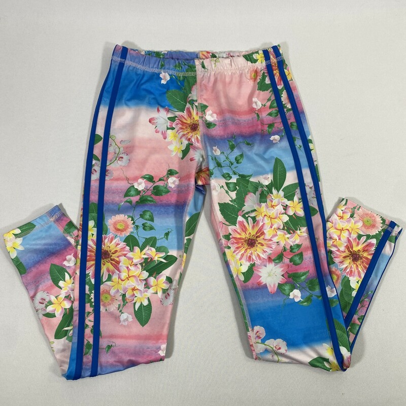 120-192 Inspired Hearts, Multicol, Size: Medium
Multicolored flower pattern stretch pants polyesther/spandex