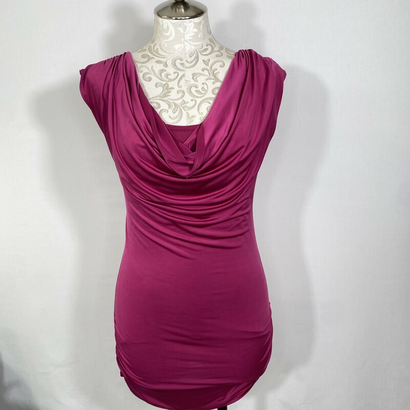 120-213 Cowl Neck, Pink, Size: Small Short sleeve dress no tags