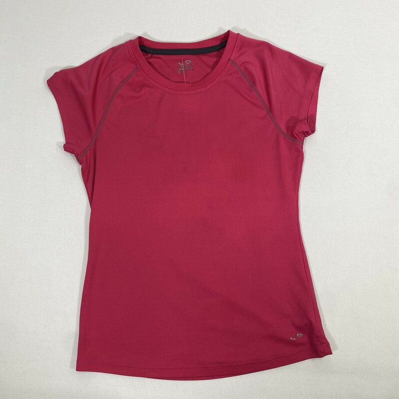 120-263 Champion, Pink, Size: Small Pink short sleeve t-shirt 100% polyesther