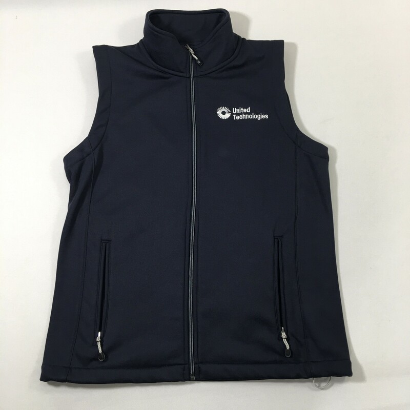 120-350 Outer Boundary, Navy Blu, Size: Medium united technologies navy blue vest 100% polyester  good