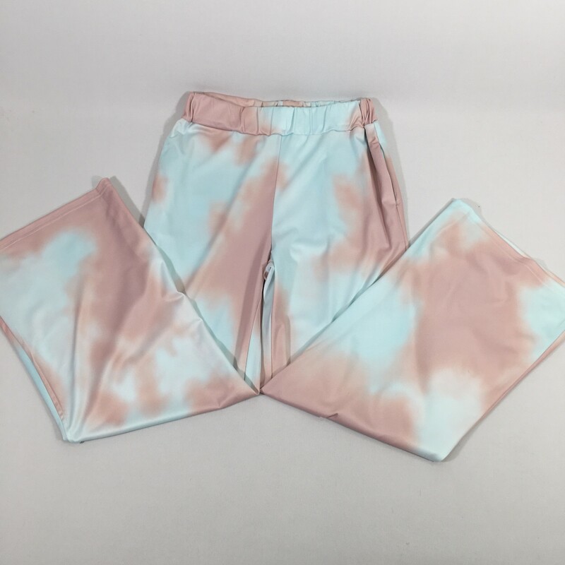 120-520 No Tag, Pink And, Size: Small
pink and blue tie dye flare pants no tag  good