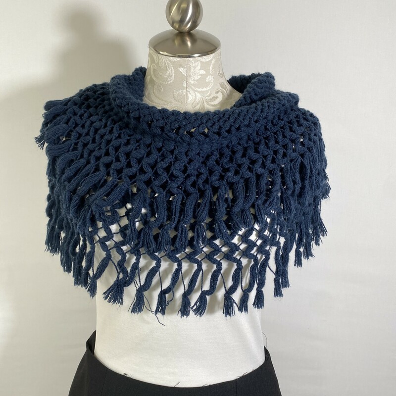 128-004 American Eagle, Blue, Size: Scarves Navy Blue infinity scarf Acrylic