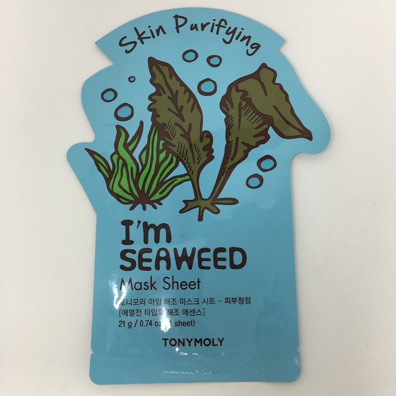 Seaweed Sheet Face Mask, None, Size: None