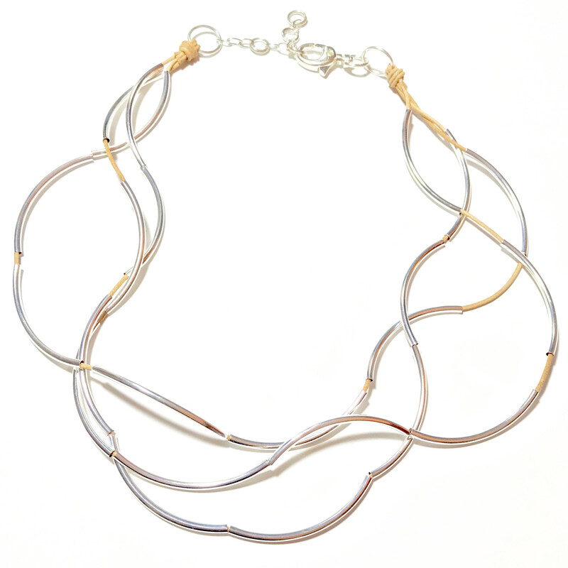 Pili Wr0010-n 20, Natural, Size: Wraps-neck
1.5mm. Original Round Leather-Silver Plated Accessories