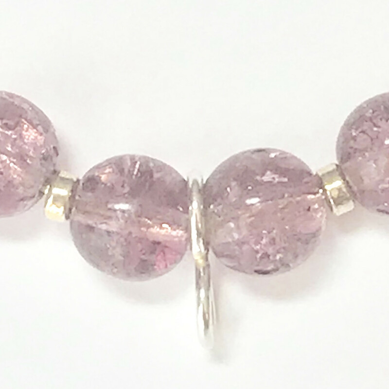 Karly Ne0016-mv 16, Mauve, Size: Necklace
Sterling Silver Accessories-8mm. Czech Pearls-Charms Sets: Depending on Selected Set could be  Sterling Silver or Silver Plated-Chain Length: 16